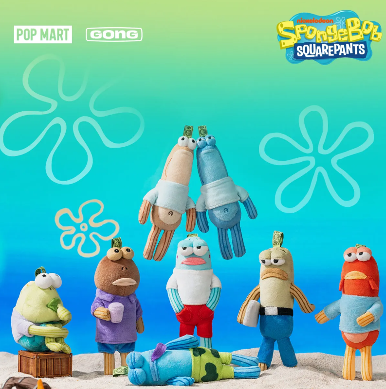 キーホルダー・アクリルキーホルダー Bikini Bottom Buddies DopeyFish+LimpFish Bikini Bottom Buddies Series - 比奇堡的居民们系列 – Art Toy