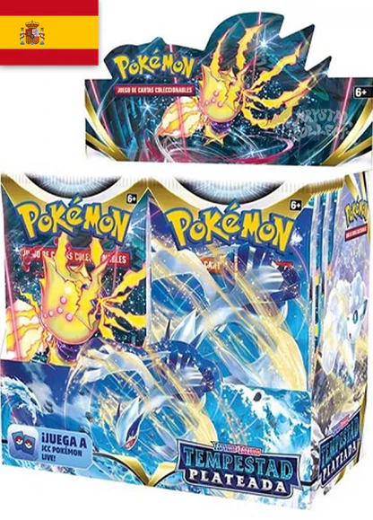 spanish pokemon booster box Pokemon SWSH12 Silver Tempest Booster Box Spanish (Regular)