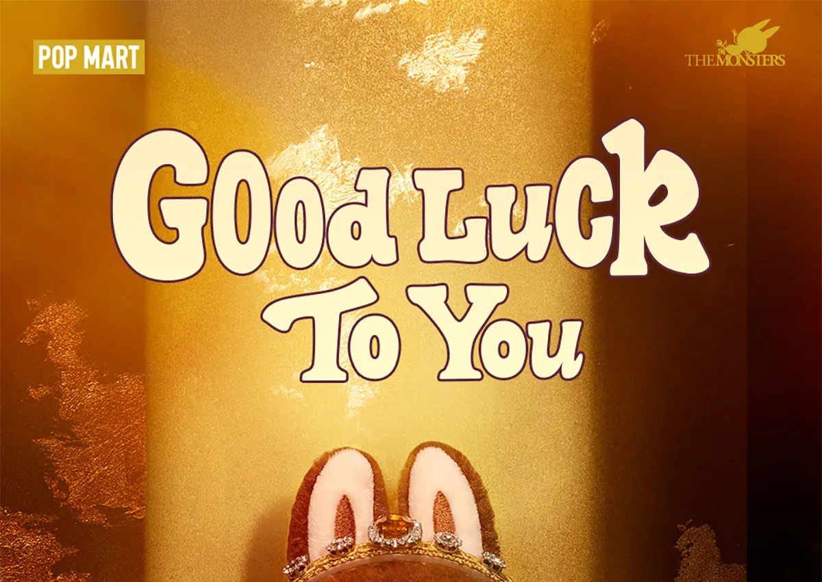 Pop Mart Labubu Single The Monsters Good Luck to You