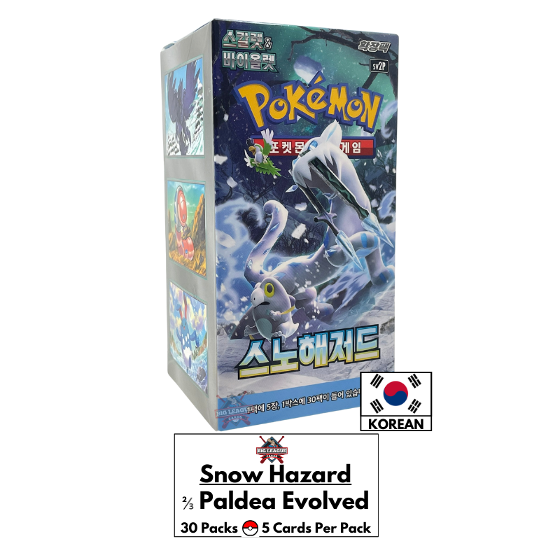 pokemon snow hazard booster pack Pokemon Snow Hazard Booster Box sv2P main image 0